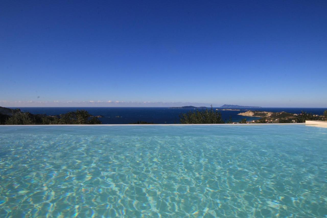 אגיוס גיורגיוס Sunset Sea View Villa 1 מראה חיצוני תמונה