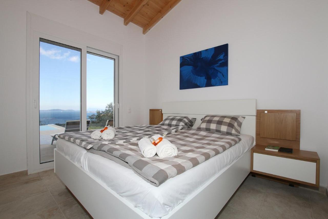 אגיוס גיורגיוס Sunset Sea View Villa 1 מראה חיצוני תמונה
