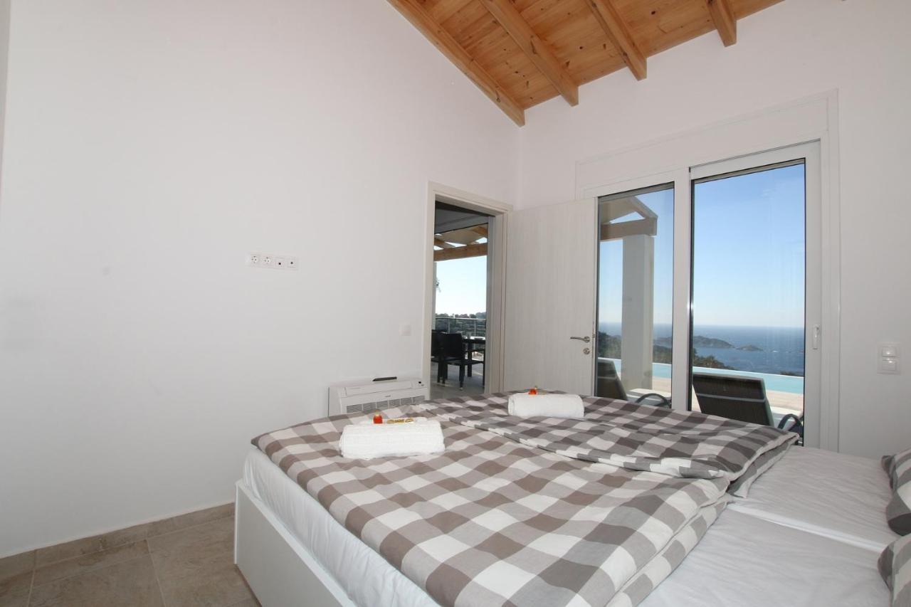 אגיוס גיורגיוס Sunset Sea View Villa 1 מראה חיצוני תמונה