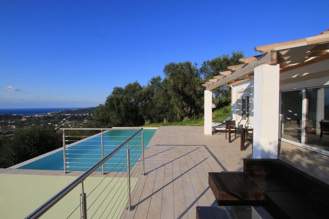 אגיוס גיורגיוס Sunset Sea View Villa 1 מראה חיצוני תמונה
