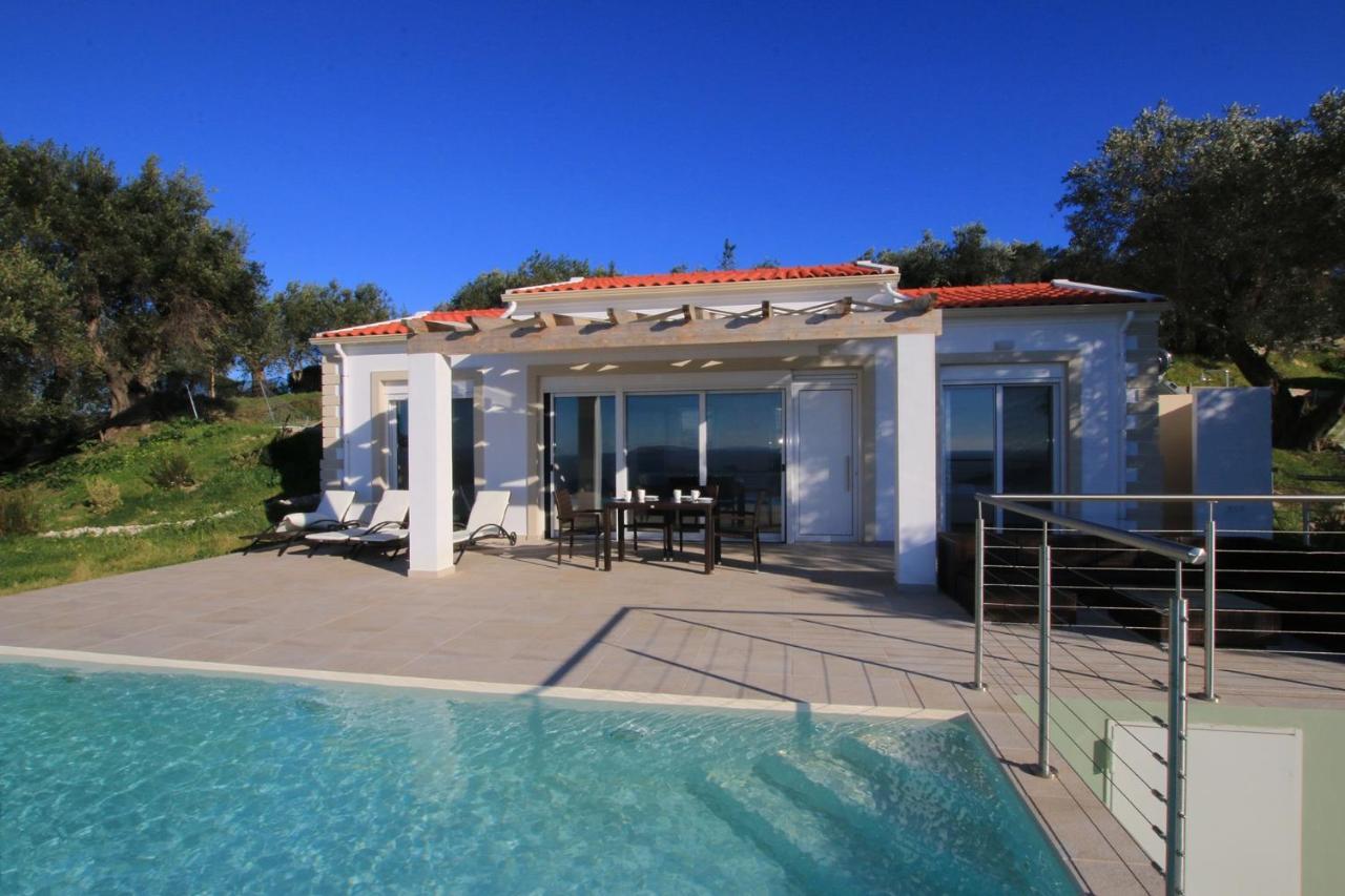 אגיוס גיורגיוס Sunset Sea View Villa 1 מראה חיצוני תמונה