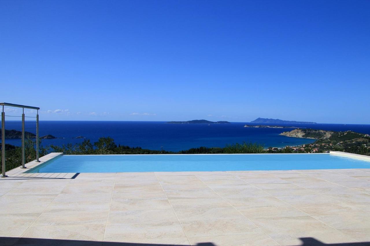 אגיוס גיורגיוס Sunset Sea View Villa 1 מראה חיצוני תמונה