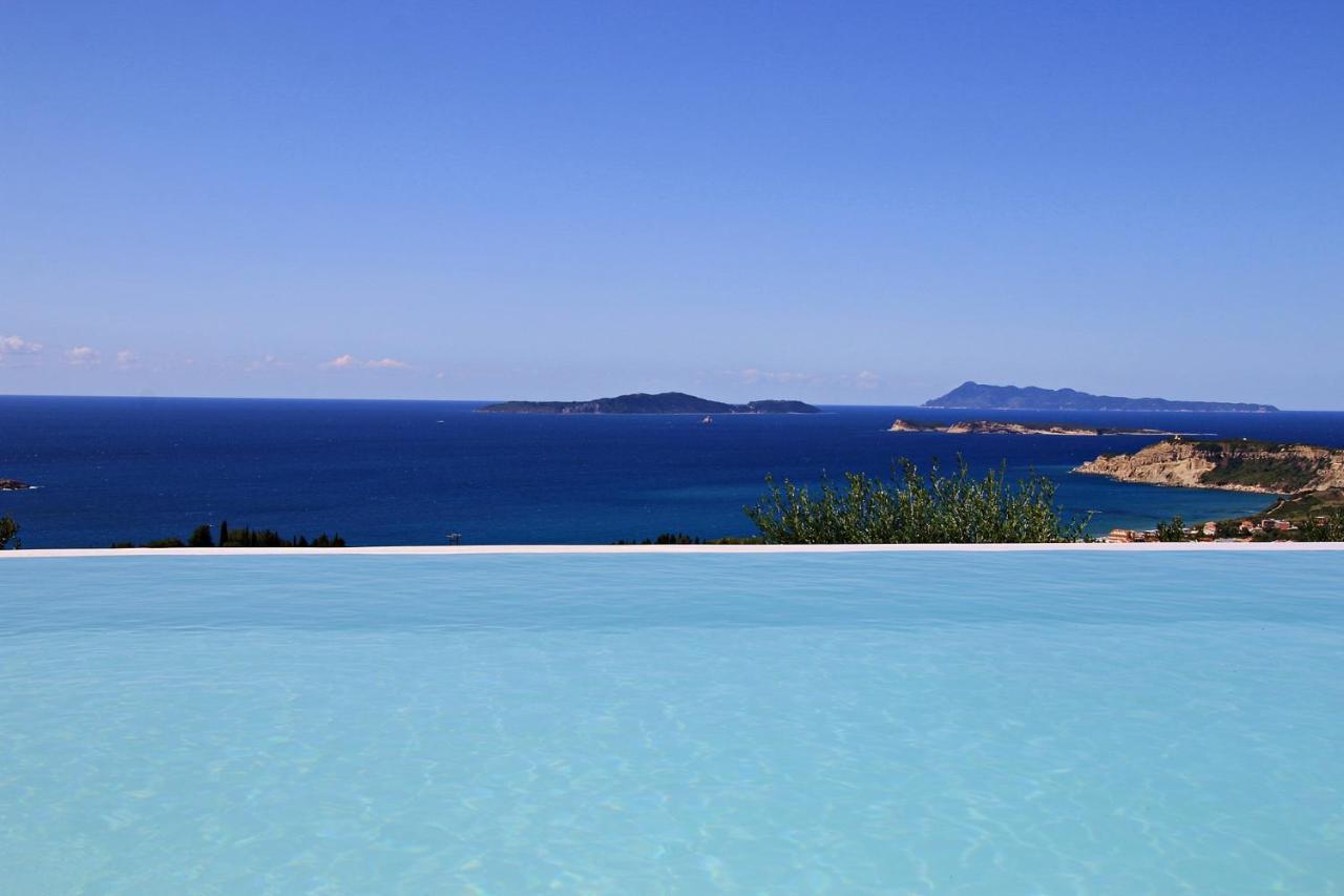 אגיוס גיורגיוס Sunset Sea View Villa 1 מראה חיצוני תמונה