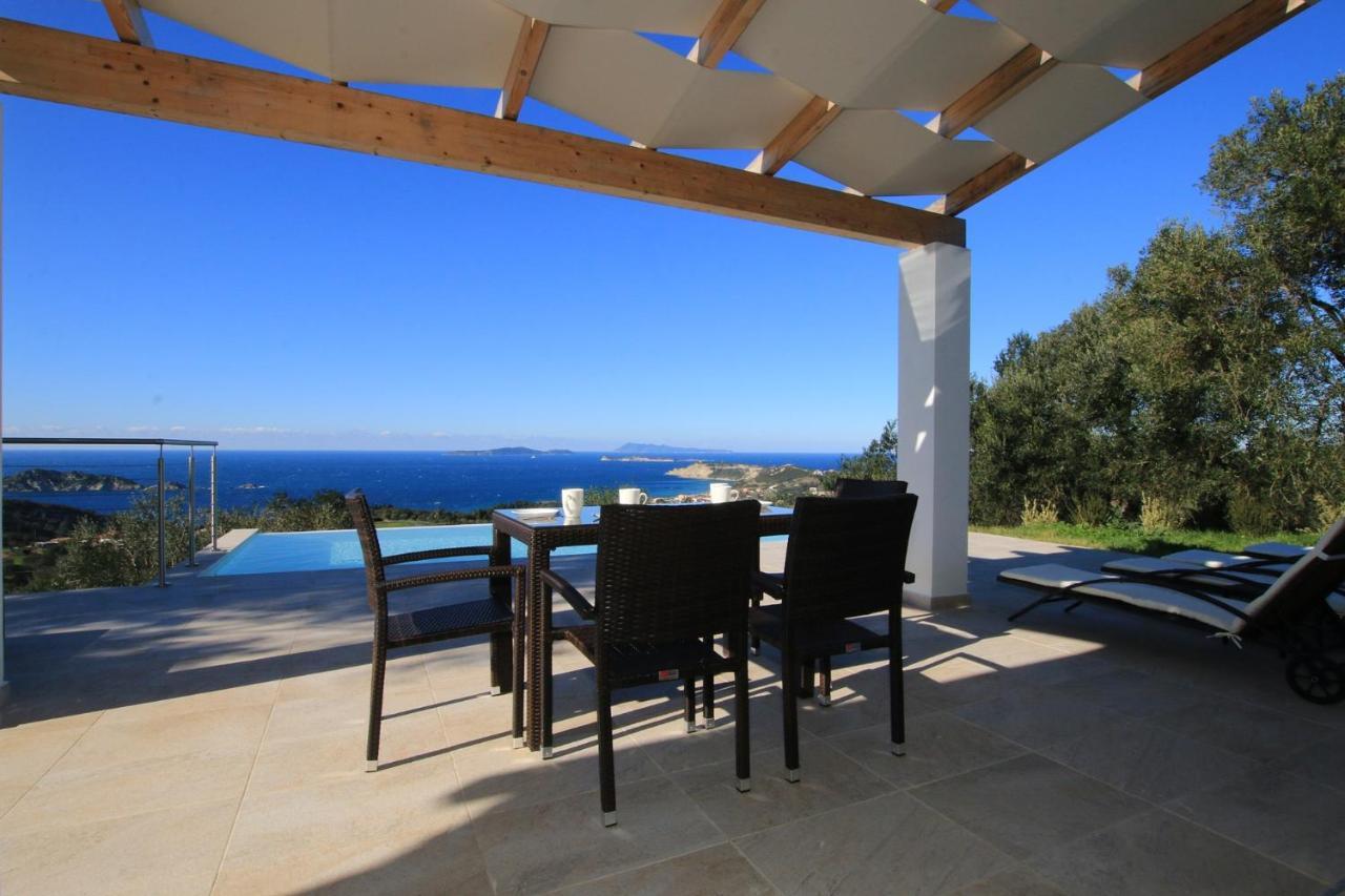 אגיוס גיורגיוס Sunset Sea View Villa 1 מראה חיצוני תמונה