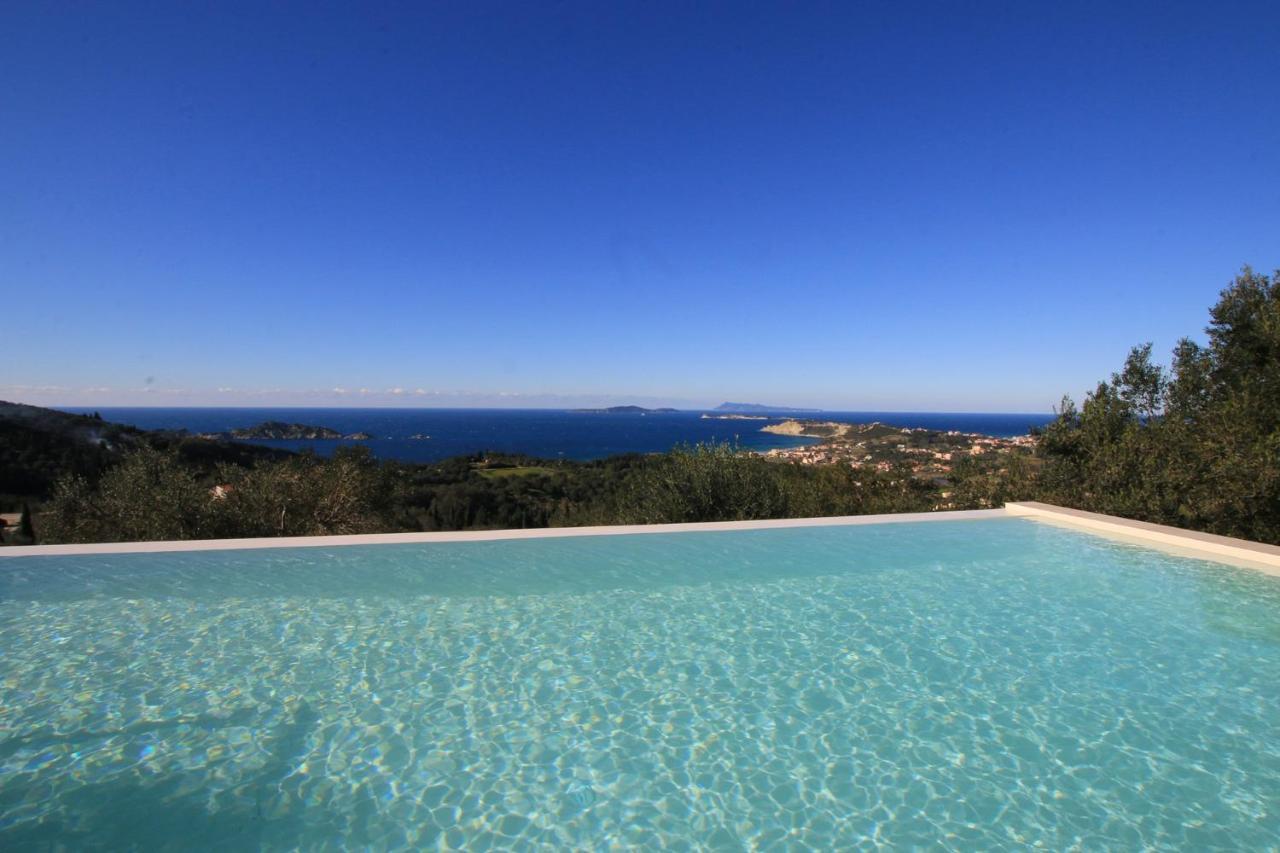 אגיוס גיורגיוס Sunset Sea View Villa 1 מראה חיצוני תמונה