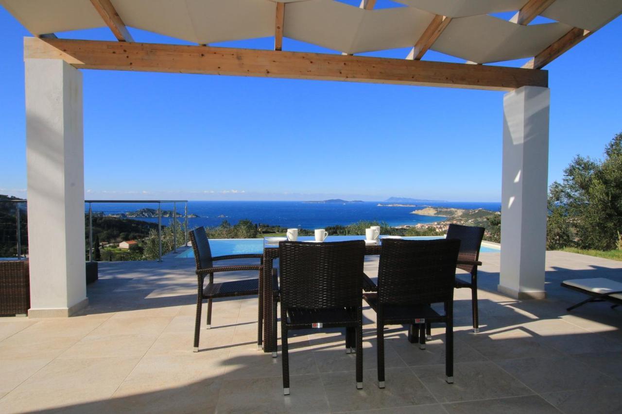 אגיוס גיורגיוס Sunset Sea View Villa 1 מראה חיצוני תמונה