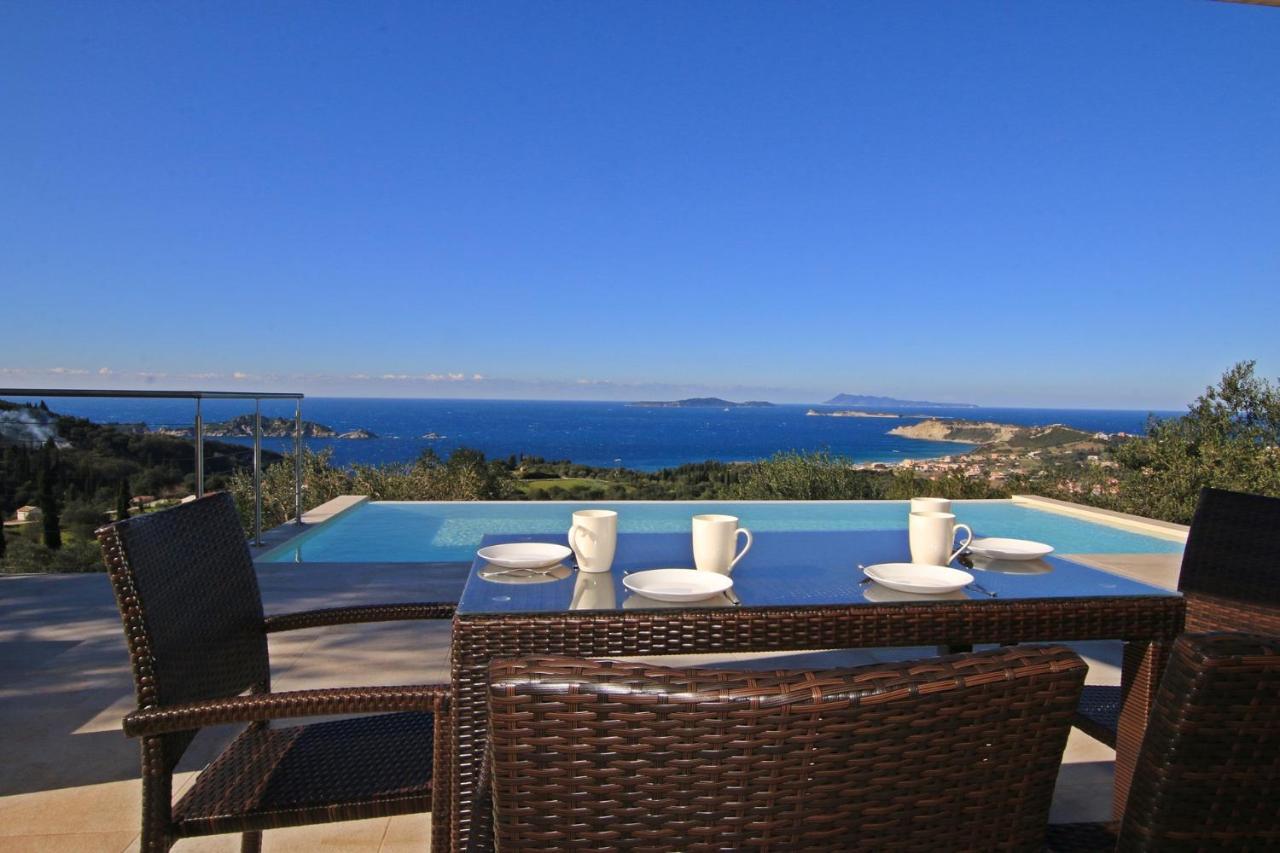 אגיוס גיורגיוס Sunset Sea View Villa 1 מראה חיצוני תמונה