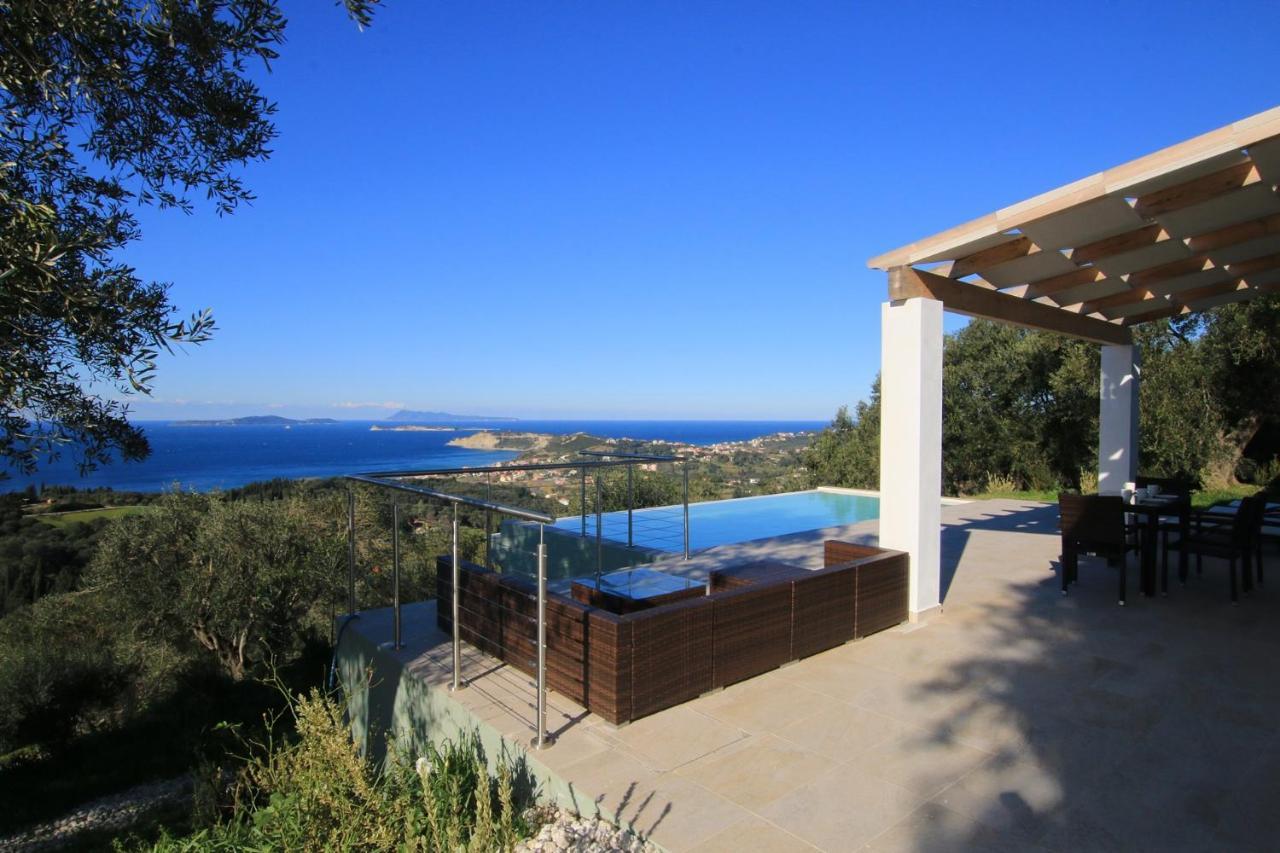 אגיוס גיורגיוס Sunset Sea View Villa 1 מראה חיצוני תמונה